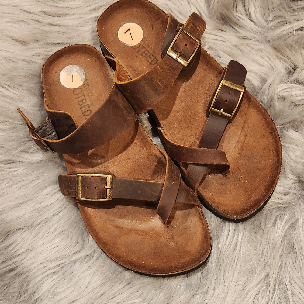 Brown Leather Sandals